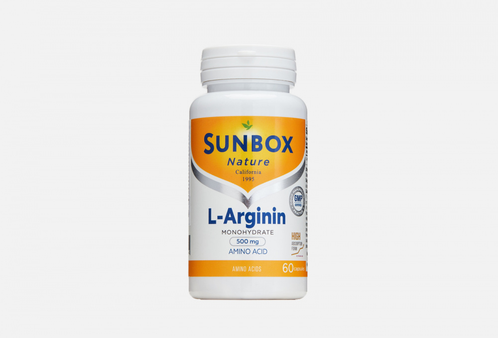 Биологически активная добавка SUNBOX NATURE L-arginine Tsn 60 шт