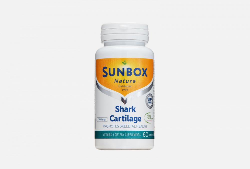Биологически активная добавка SUNBOX NATURE Кальций Shark Cartilage 60 шт