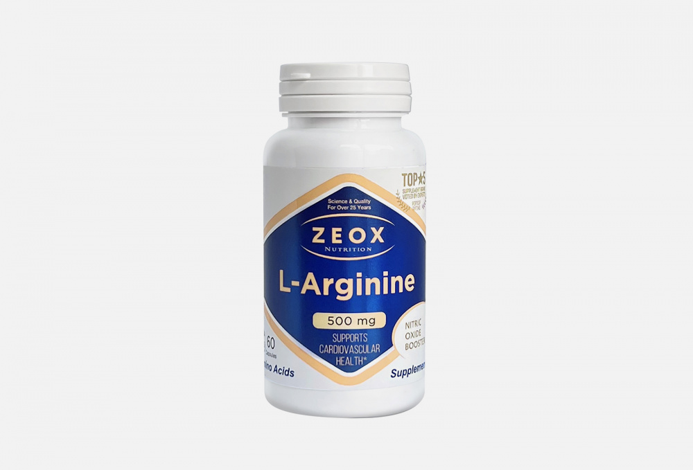  Биологически активная добавка ZEOX NUTRITION L-arginine 60 шт