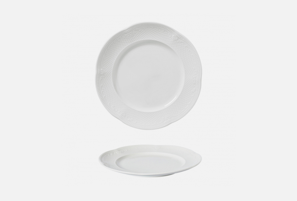 Тарелка плоская PROFF CUISINE, цвет белый - фото 1