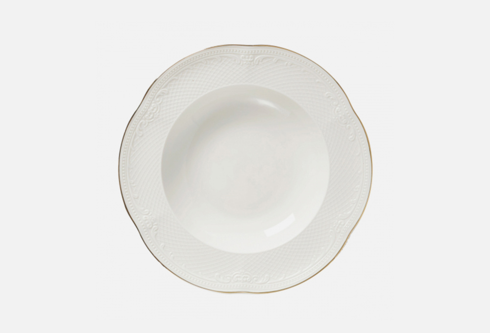 Тарелка глубокая PROFF CUISINE, цвет белый