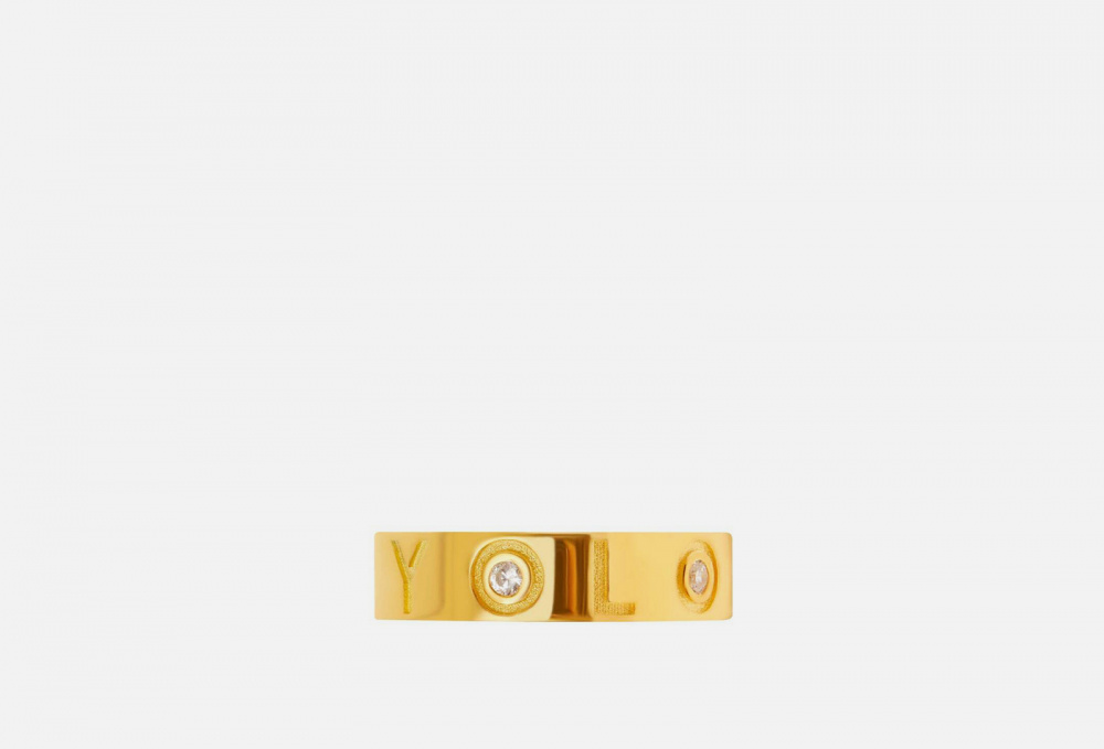 Кольцо VIVA LA VIKA Yolo Gold 17 размер