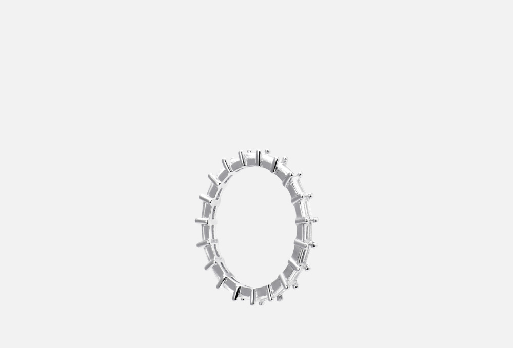Кольцо серебряное MIE С Фианитами Baguette 18 размер