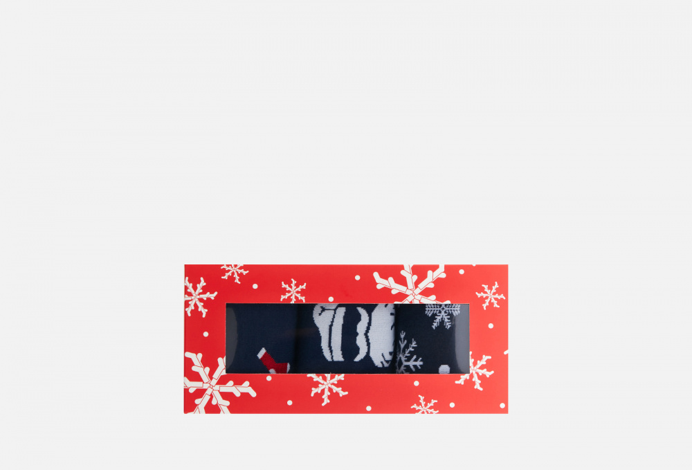 Носки TEZIDO Новогодние Носки В Подарочной Коробке 41-46 размер