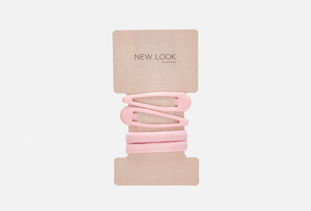 Аксессуары для волос, цвет розовый NEW LOOK Hair Accessories 1587 4 шт
