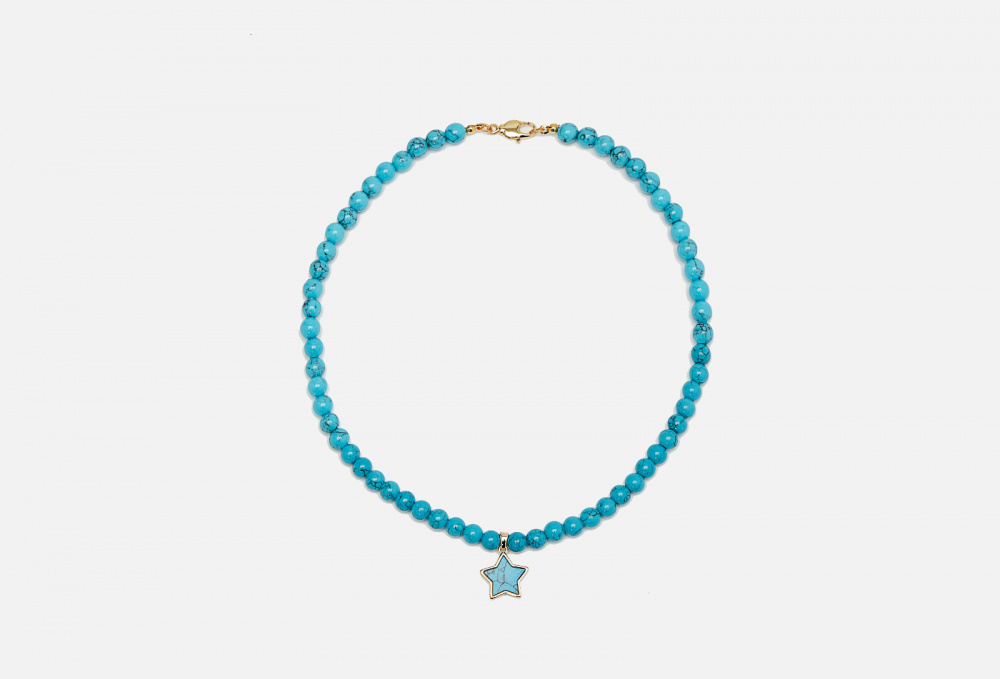 Колье HOLLY JUNE Turquoise Star Necklace 1 шт