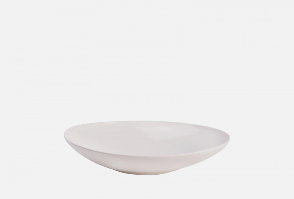 Глубокая тарелка ROSSI Uno, Снежный 23 См 1 шт