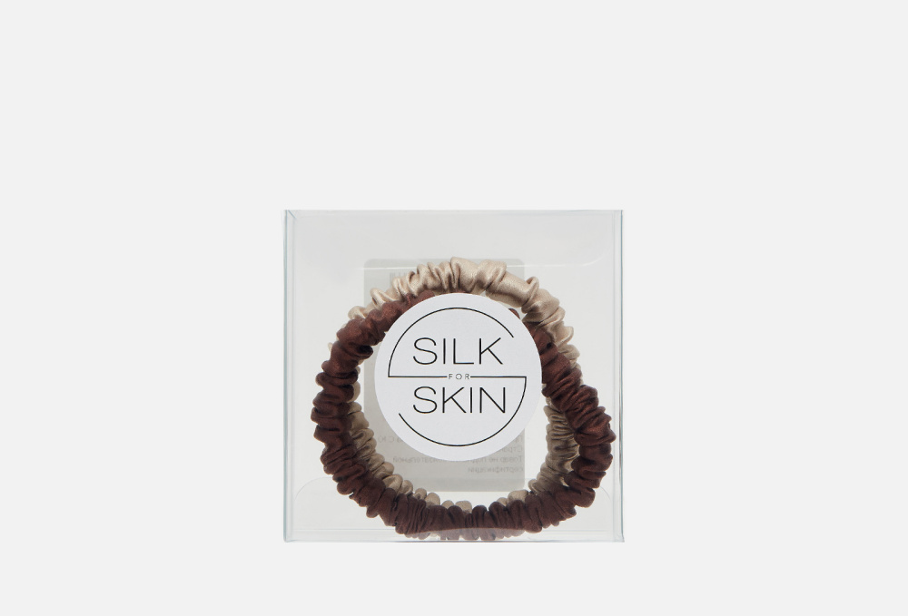 Набор шелковых резинок для волос SILK FOR SKIN