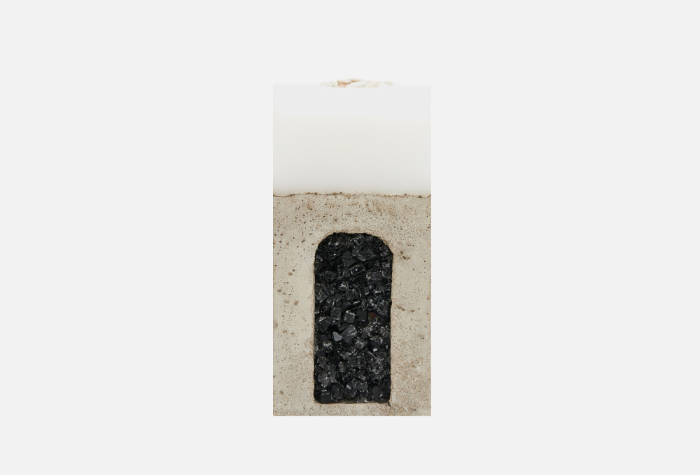 LABlonta Decor Свеча Briquette loft Stones Black drops