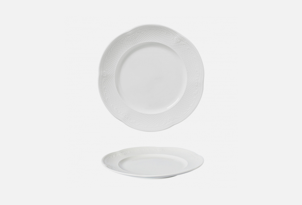 Тарелка плоская PROFF CUISINE, цвет белый