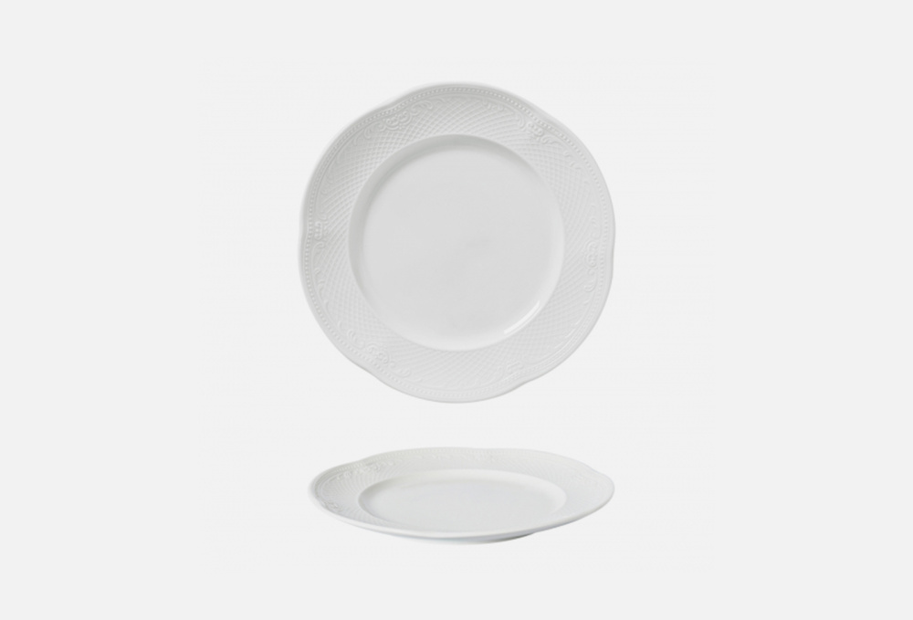 Тарелка плоская PROFF CUISINE, цвет белый