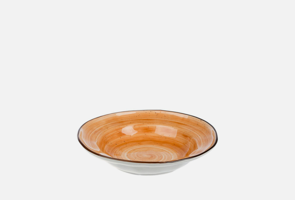 Тарелка глубокая PROFF CUISINE, цвет оранжевый - фото 1