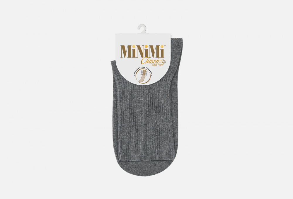 Носки MINIMI Cotone Меланж Серые 39-41 размер