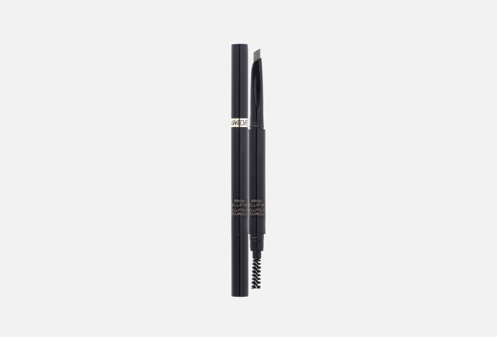 Автоматический карандаш для бровей MAKEOVER PARIS, цвет серый