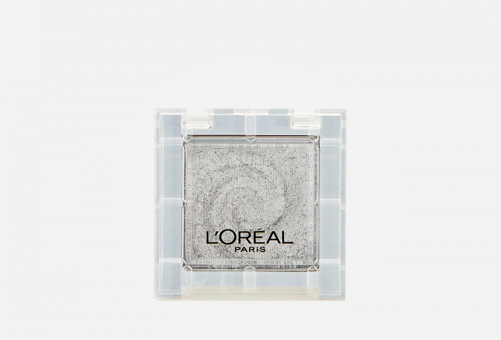 Моно-тени для век на масляной основе L'OREAL PARIS, цвет серебряный - фото 1