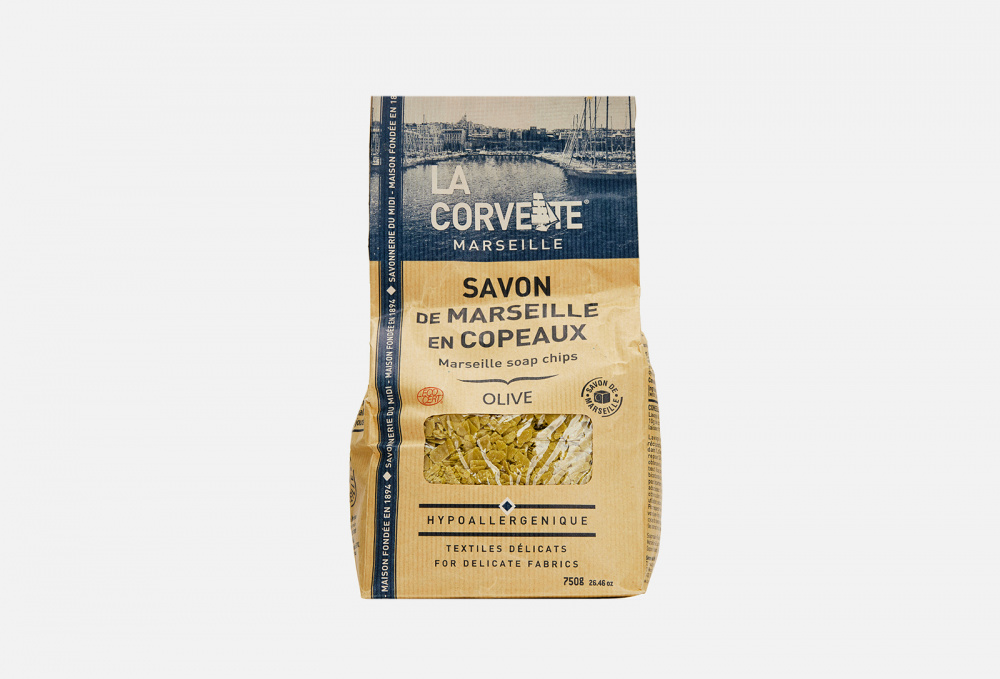 Традиционное марсельское оливковое мыло LA CORVETTE - фото 1