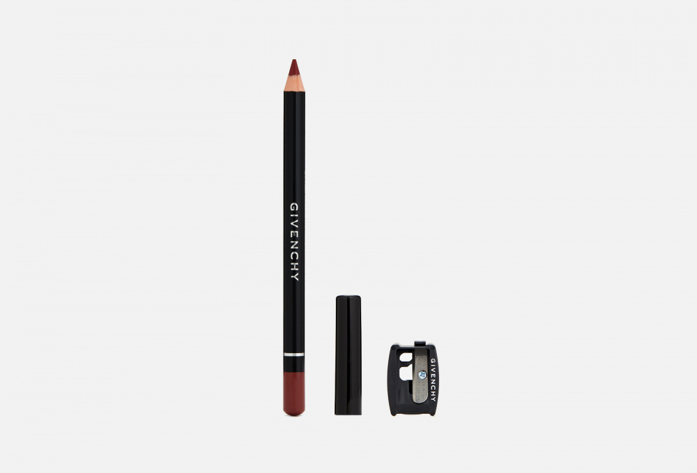 Водостойкий карандаш для контура губ с точилкой GIVENCHY, цвет коричневый - фото 1