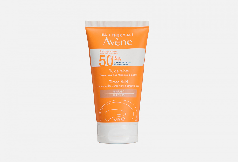 фото Солнцезащитный тонирующий флюид spf 50+ eau thermale avene