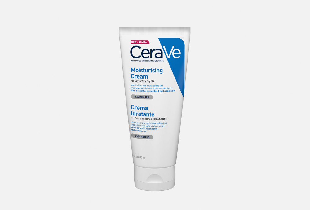 Увлажняющий крем для сухой и очень сухой кожи CERAVE - фото 1