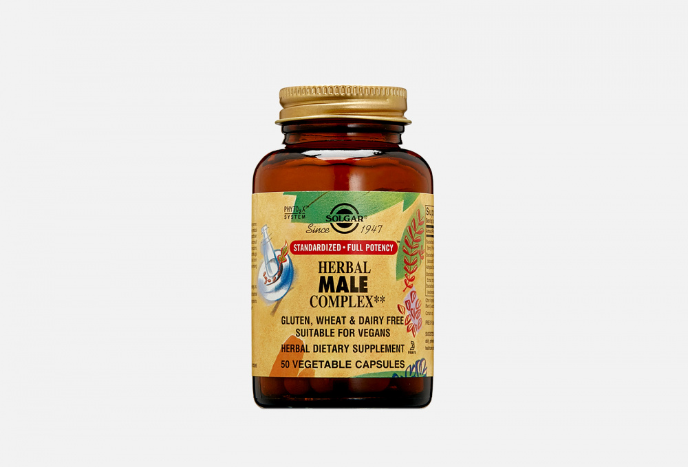 БАД для мужского здоровья SOLGAR Sfp Herbal Male Complex 50 шт
