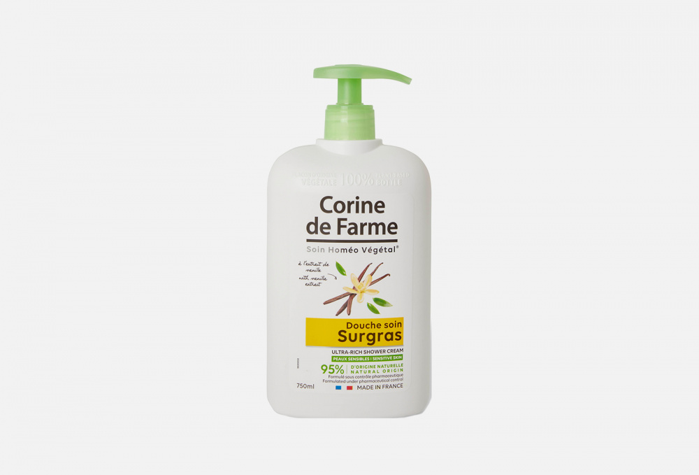 Крем для душа CORINE DE FARME Vanilla Extract 750 мл