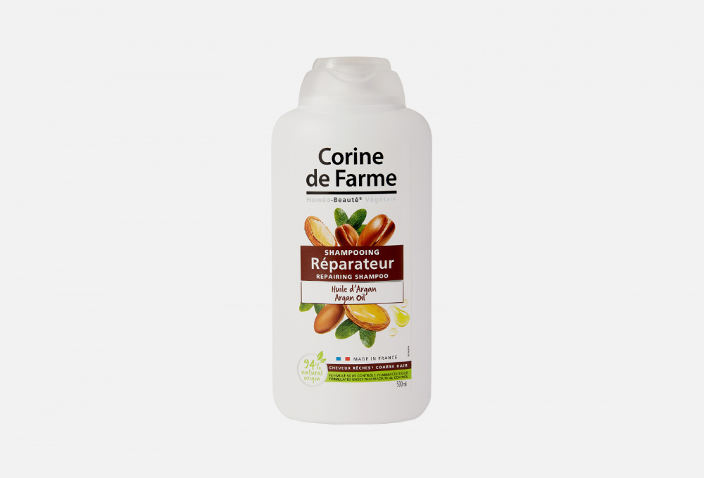Купить Шампунь восстанавливающий с аргановым маслом, CORINE DE FARME