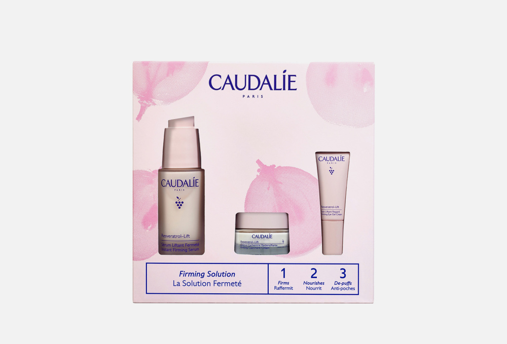 Антивозрастной набор для упругости кожи лица CAUDALIE Resveratrol-lift 1 шт