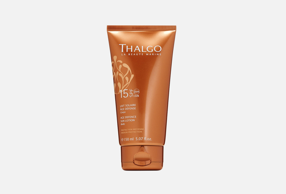 фото Антивозрастное солнцезащитное молочко для тела spf15 thalgo