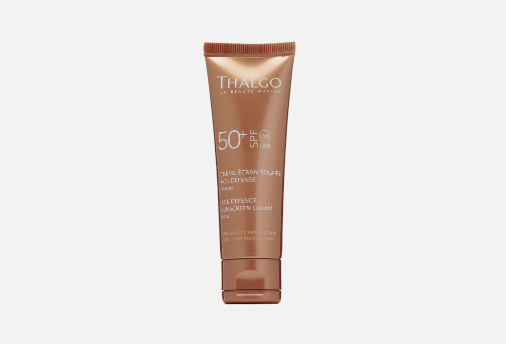 Антивозрастной солнцезащитный крем SPF50+ THALGO Age Defence Sunscreen 50 мл