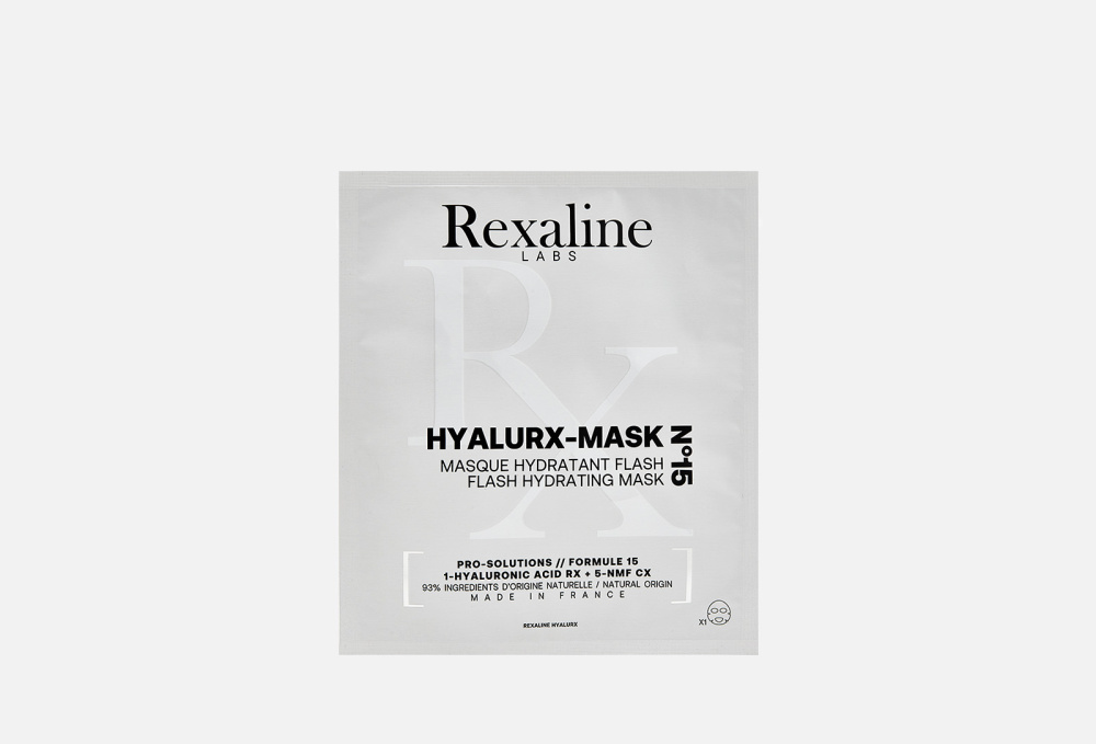 Увлажняющая тканевая маска для лица REXALINE Hyalurx-mask 1 шт