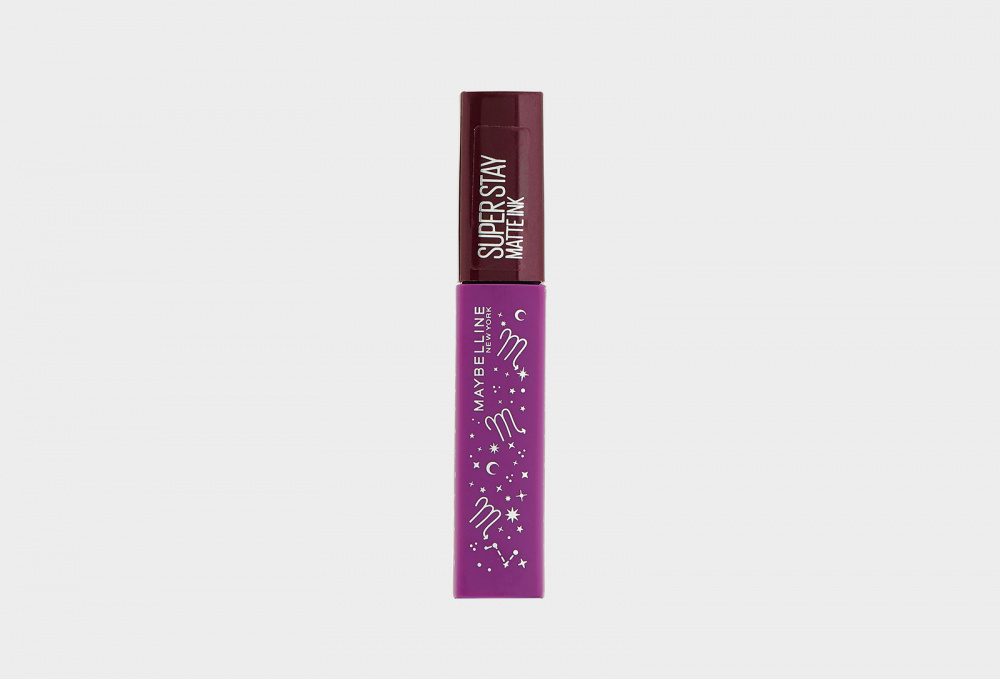 Cтойкая жидкая помада для губ MAYBELLINE NEW YORK, цвет фиолетовый - фото 1