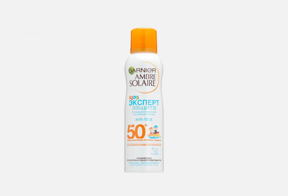 фото Детский солнцезщитный сухой спрей spf50 ambre solaire