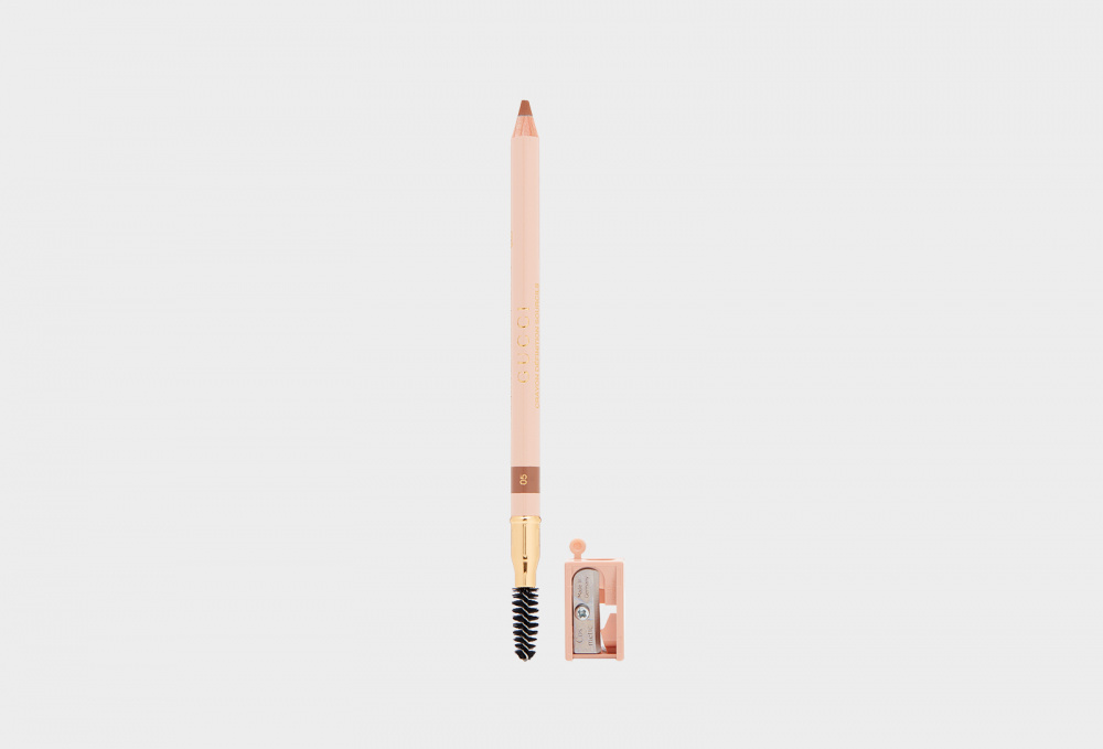 пудровый карандаш для бровей GUCCI, цвет коричневый - фото 1