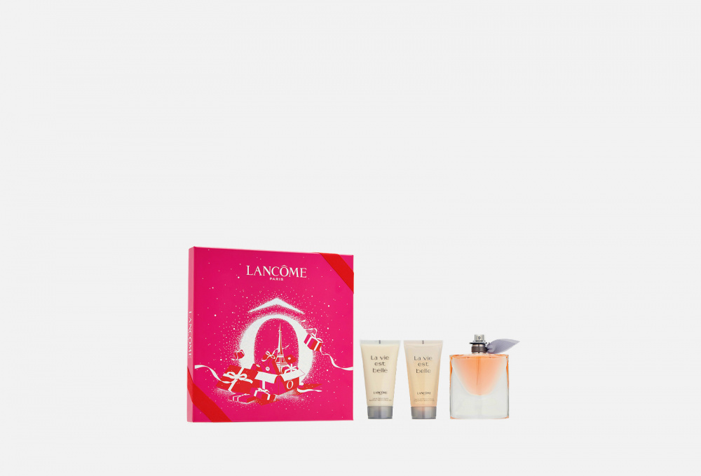 фото Подарочный набор: парфюмерная вода + молочко для тела + гель для душа lancome
