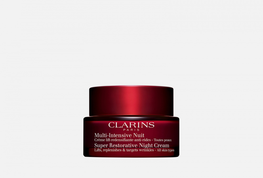 Восстанавливающий ночной крем с эффектом лифтинга для любого типа кожи Multi-Intensive CLARINS Super Restorative Night Cream For All Skin Types 50 мл