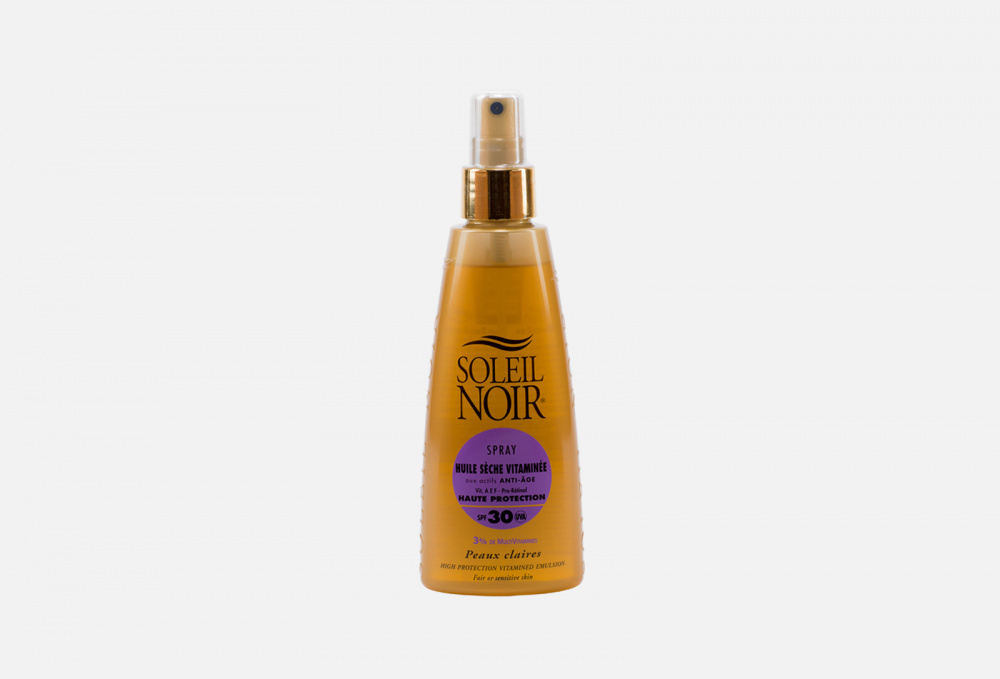 Антивозрастное витаминизированное сухое масло – спрей spf 30 SOLEIL NOIR