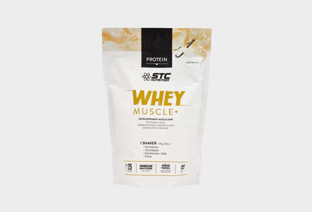 Мышечный протеин со вкусом Ванили STC Whey Muscle + 750 гр
