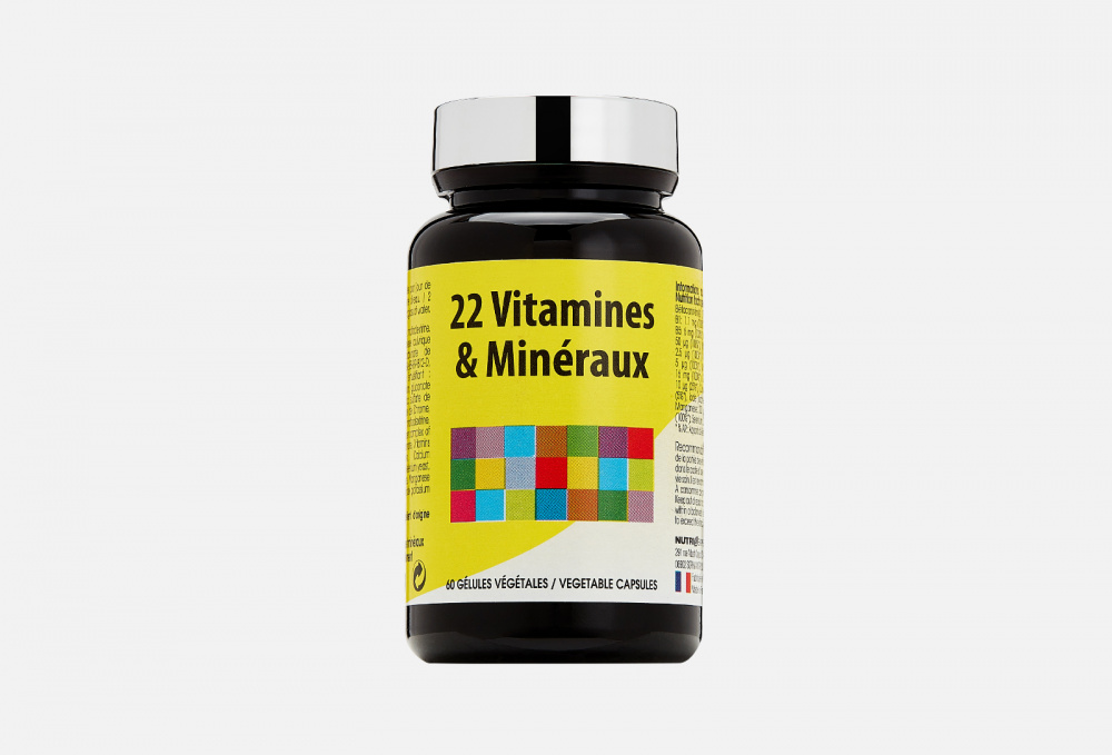 22 ВИТАМИНА И МИНЕРАЛА для всей семьи NUTRI EXPERT 22 Vitamines & Mineraux 60 шт