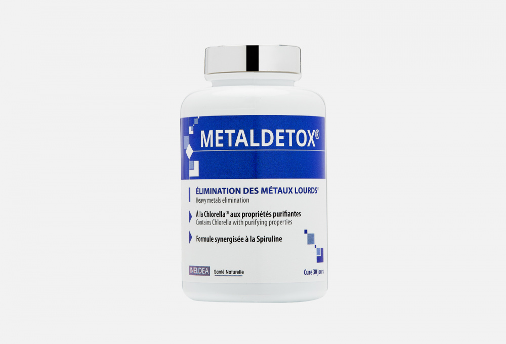 БАД для поддержки сердечно-сосудистой системы INELDEA SANTE NATURELLE Metaldetox Спирулина, Хлорелла 120 шт