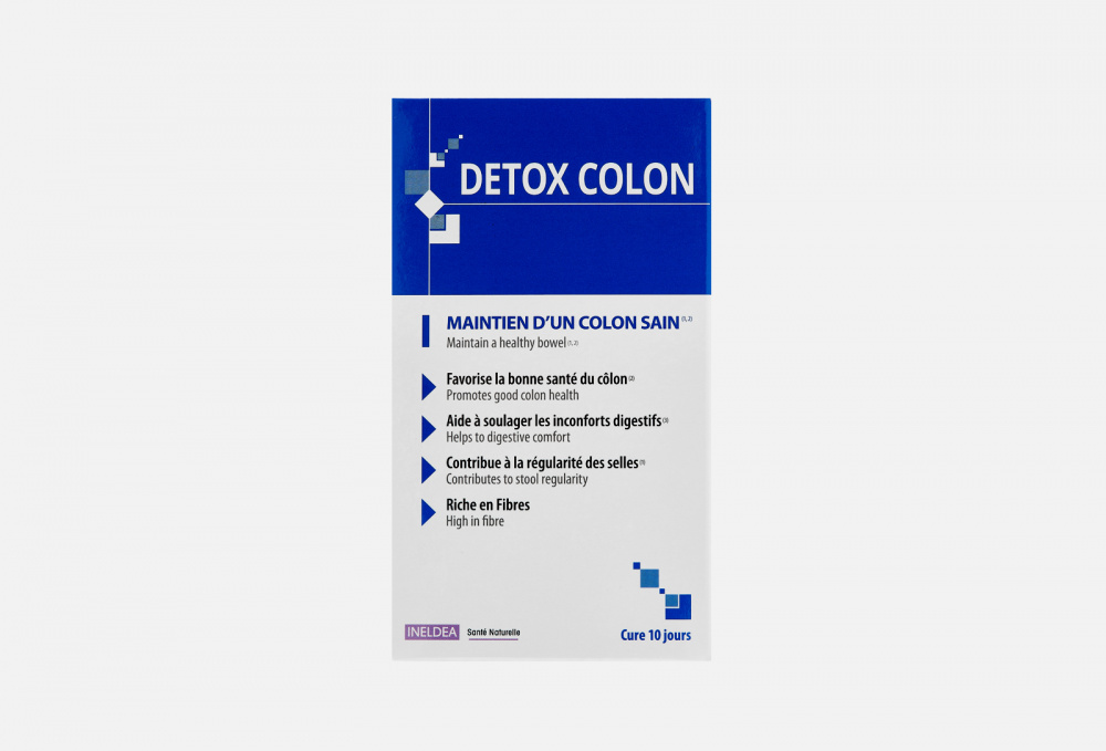 БАД для поддержки пищеварения INELDEA SANTE NATURELLE Detox Colon Инулин, Фенхель 10 шт
