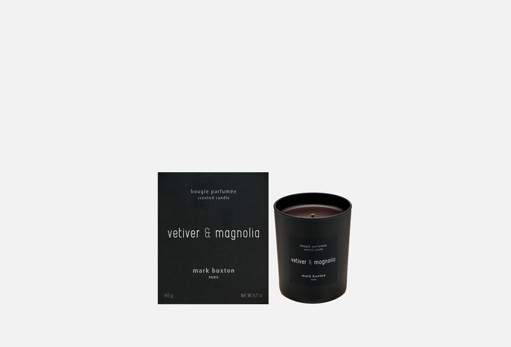 Ароматическая свеча MARK BUXTON Vetiver & Magnolia 180 гр