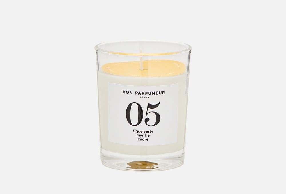 Ароматическая свеча BON PARFUMEUR PARIS 05 – Figue Verte, Myrrhe, Cèdre 70 гр