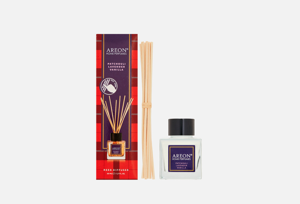 Аромадиффузор AREON Home Perfume Sticks Tartan Patchouli Lavender Vanilla 50 мл