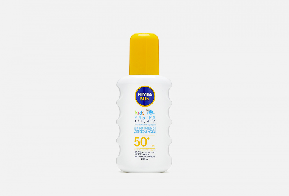 Детский солнцезащитный спрей  для чувствительной кожи spf 50+ NIVEA