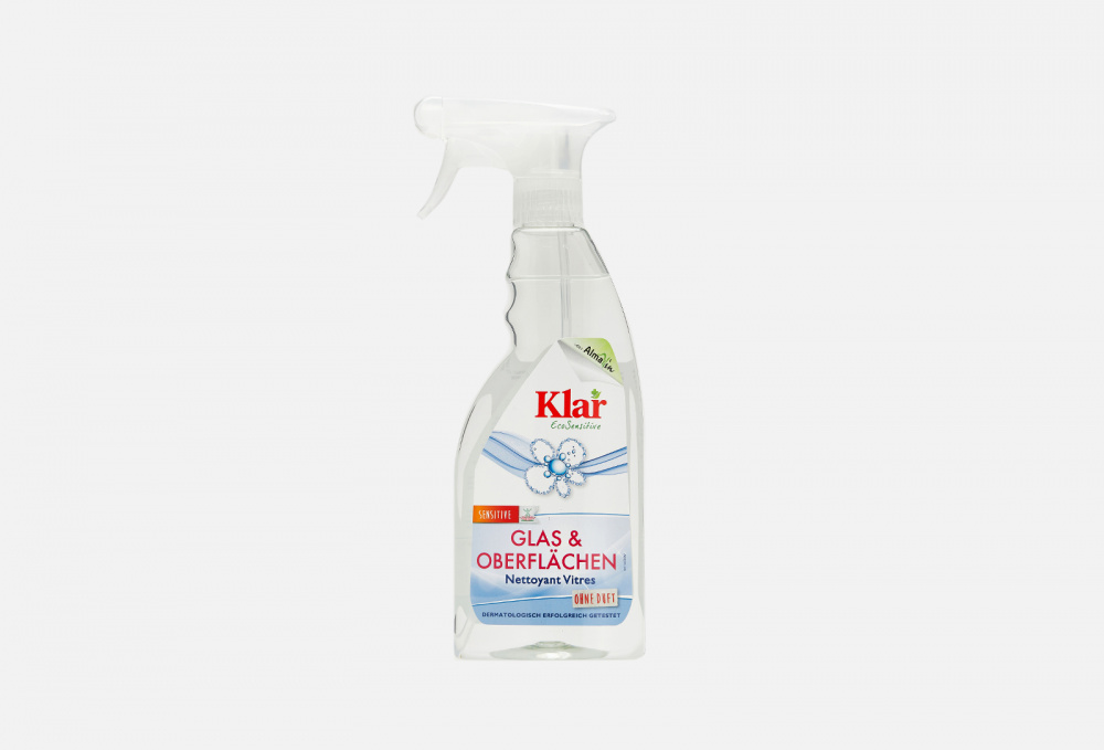 Чистящее средство-блеск для стекла, зеркал и водостойких поверхностей гипоаллергенное ЭКО KLAR - фото 1