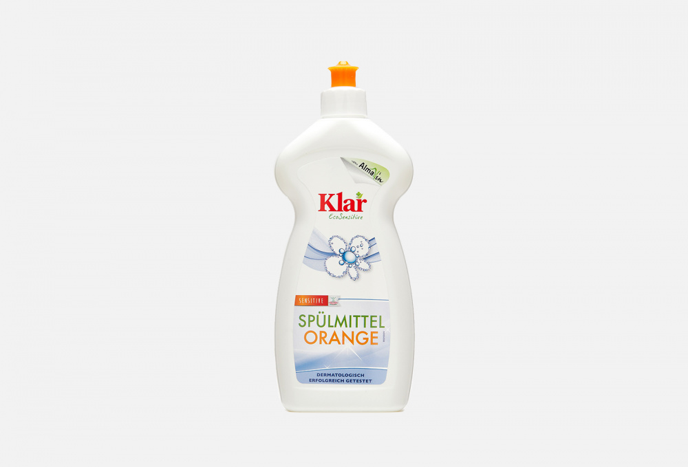 Средство для ручного мытья посуды апельсиновое, гипоаллергенное ЭКО KLAR - фото 1