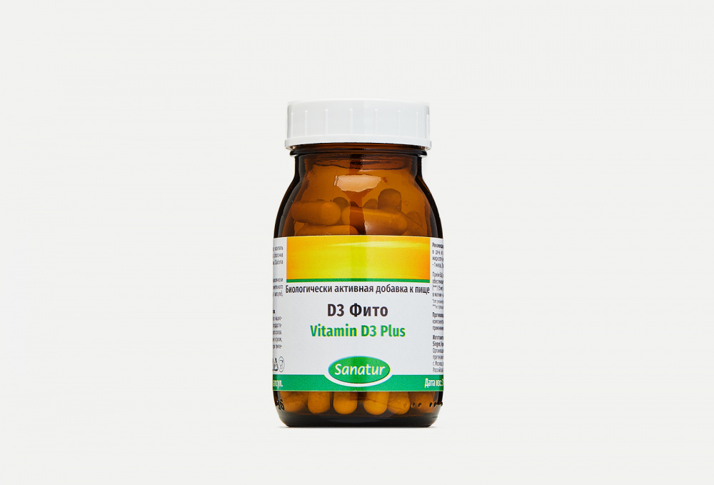 Биологически активная добавка SANATUR Vitamin D3 Plus 90 шт 
