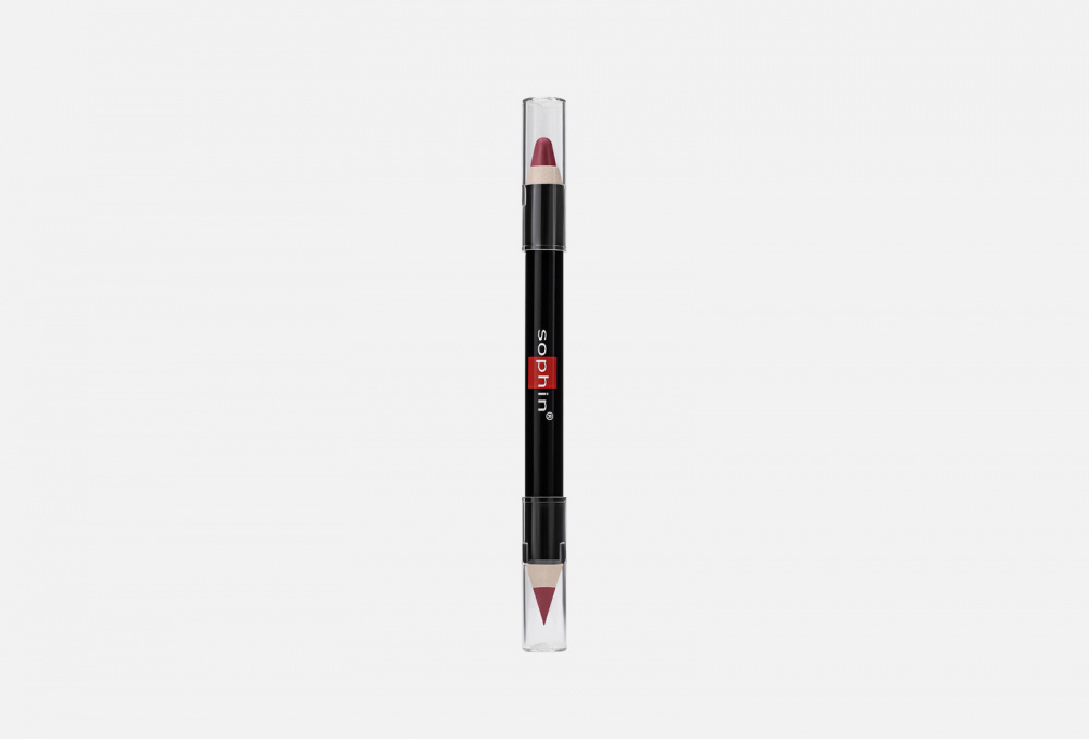 Помада-карандаш для губ 2 в 1 SOPHIN, цвет красный - фото 1