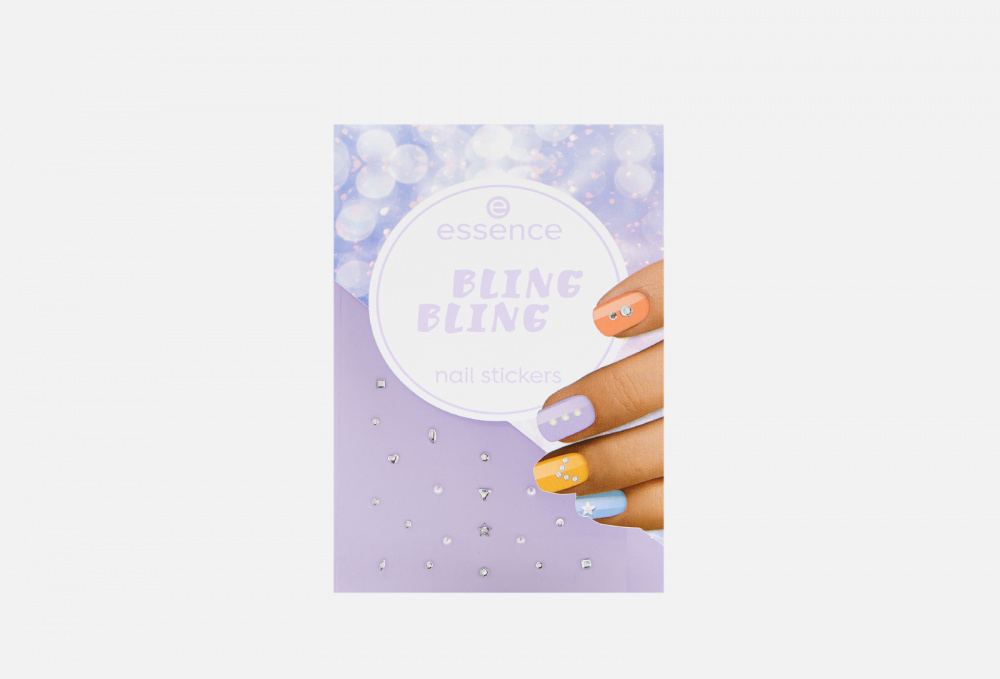 цена Наклейки для ногтей ESSENCE Bling Bling Nail Stickers 28 шт