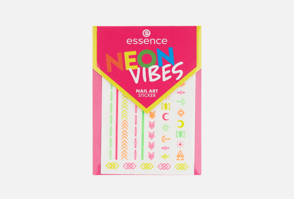 Стикеры для ногтей ESSENCE Neon Vibes Nail Art 49 шт